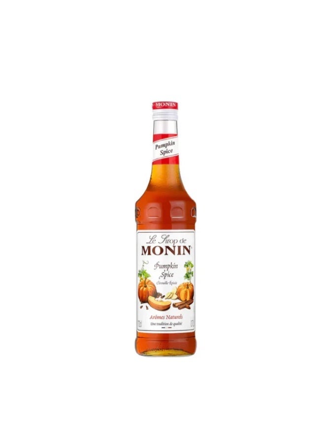 Monin Pumpkin Spice Syrup 700ml – Premium Flavored Coffee & Dessert Topping - Image 1